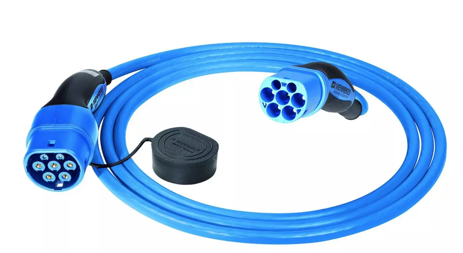 blue charging cable